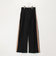 サイドラインタックワイドパンツ
