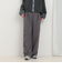 サイドラインタックワイドパンツ