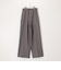 サイドラインタックワイドパンツ