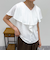 ラッフルカットソーブラウス