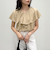 ラッフルカットソーブラウス
