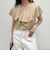 ラッフルカットソーブラウス