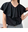 ラッフルカットソーブラウス