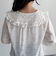 レースフリルカラーブラウス