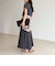 《セットアップ対応》タンブラー鹿の子フレアースカート