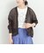 袖口ラメシアーＶネックカーディガン
