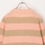 ケーブルボーダーニットポロ