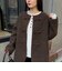 圧縮ニットチャイナコート