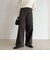コットンツイルストレートパンツ