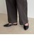 コットンツイルストレートパンツ
