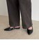 コットンツイルストレートパンツ