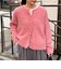 ふわふわ起毛ニットカーディガン