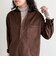 【LANCER CLOTHING CORPORATION】STANDCOLLAR SHIRTS SUEDE