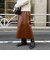ヴィンテージライクレザースカート