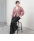 《WEB限定カラーあり》カラーモールクルーカーディガン