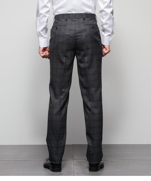 防シワ・撥水】TRAVEL COMFORT ジオメトリックウィンドウペイン