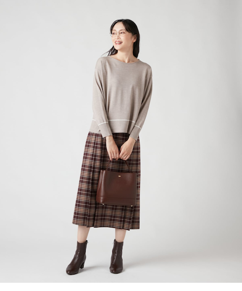 ニューヨーカー タータンチェック キルトスカート ニューヨーカー タータンチェック キルトスカート