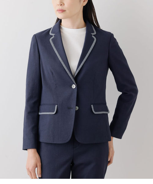 美品✨ディーゼル テーラードジャケット アンコン 裏地パイピング ストレッチ LE CERCLE par rope' ジャケット テーラードジャケット