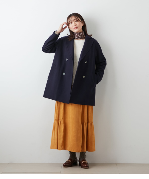 L】NEWYORKER MELTON ピーコート｜ニューヨーカーのアウトレット通販