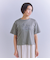 Mercerization Jersey Flowerコード刺繍Tシャツ