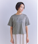 Mercerization Jersey Flowerコード刺繍Tシャツ