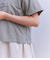 Mercerization Jersey Flowerコード刺繍Tシャツ