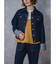 Organic Cotton Denim ロールアップデニムジャケット