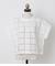 Square Embroidery Lace ブラウス