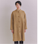 Mixcolor Tweed スタンドカラーロングコート