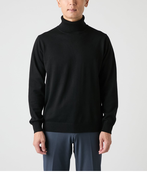 ウォッシャブル】タートルネックニット｜ニューヨーカーのアウトレット