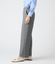 【ウォッシャブル】ポリエステルツイル ストレートパンツ
