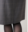 ウールウインドウペイン ストレートスカート