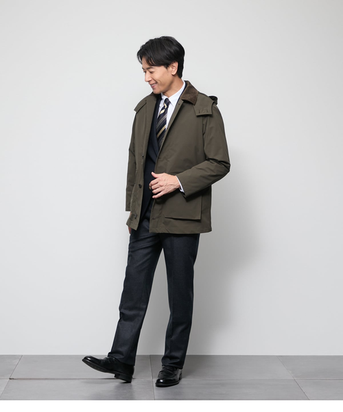 ニューヨーカー（NEWYORKER）/【防シワ・撥水・ストレッチ】SOLOTEX ツイル ハンティングジャケット 防シワ・撥水・ストレッチ】SOLOTEX ツイル ハンティングジャケット