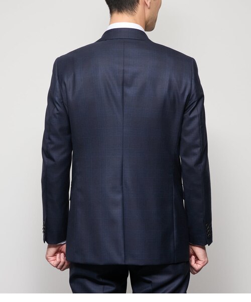 TAILOR CLOTH シルク混 チェック スーツ｜ニューヨーカーの