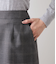 【L】ウールウインドウペイン ストレートスカート
