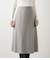 【L】【ウォッシャブル】TWビエラ ワンタックAラインスカート