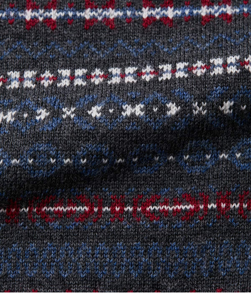 フェアアイル プルオーバー Vネックニットベスト｜ニューヨーカーの