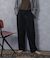 Heavyweight Cotton Twill ギャザードロストパンツ