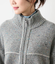 【L】ネップミックス天竺 ダブルジップニットブルゾン