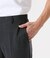 【ウォッシャブル・防シワ・ストレッチ】メランジクロス スラックス
