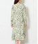 ルミナスフラワープリント フロントタックワンピース
