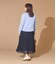 【L】シフォンジョーゼット プリーツスカート