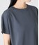 【ドライタッチ・着映え】クルーネックニットTシャツ