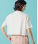 【遮熱・着回し】ロゴプリントショート丈Tシャツ