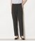【ウォッシャブル】ウールピンヘッド テーパードパンツ
