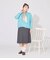 【L】【ウォッシャブル】ウールピンヘッド Aラインスカート
