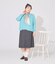 【L】【ウォッシャブル】ウールピンヘッド Aラインスカート
