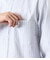 NY FitEase オルタネイトストライプ 長袖ショートボタンダウンシャツ