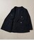 【L】【ウォッシャブル】ウールオックス ダブルブレストブレザー