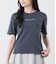 半袖クルーネックロゴTシャツ レディース コットン